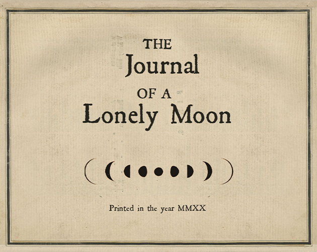 Cover image for The Journal of a Lonely Moon