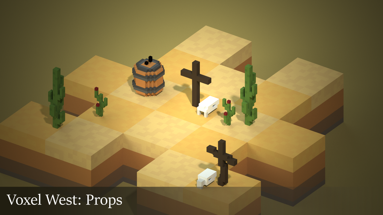 [ASSET] Voxel West: Props