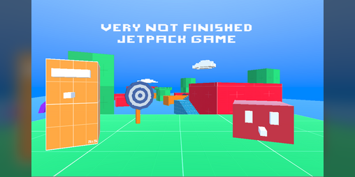 Cover image for Very Not Finished Jetpack Game