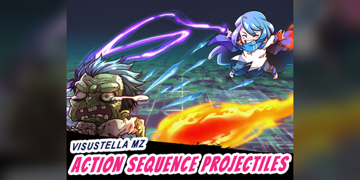 Cover image for Action Sequence Projectiles plugin for RPG Maker MZ