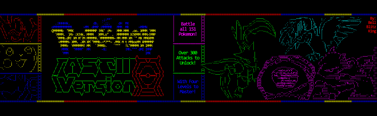 PKMN CMD Battle Game!: ASCII Version