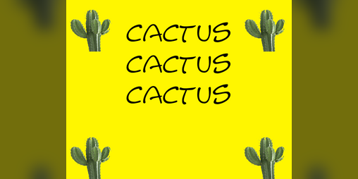 Cover image for Cactus Cactus Cactus