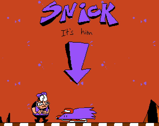 pizza tower snick fanart