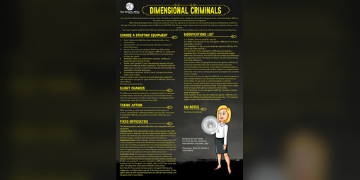 Cover image for Dimensional Criminals: A One-Shot RPG