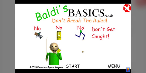 Baldi's Basics: Don't Break The Rules Android! [Baldi's Basics] [Mods]