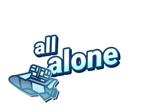space - all alone