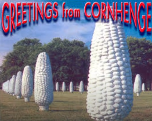 Greetings from the cornhenge ( A weirdcore/traumacore game) cover