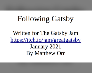 Following Gatsby