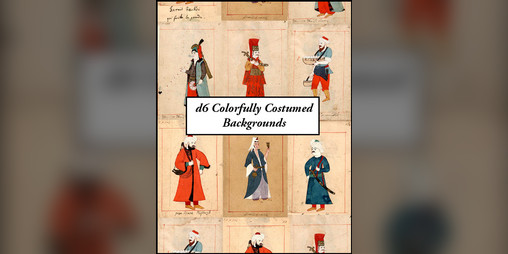 Cover image for d6 Colorfully Costumed Backgrounds