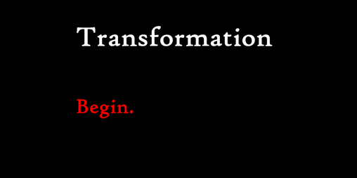 Cover image for Transformation