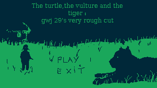 The Turtle, the Vulture and the Tiger : godot wild jam's very rough cut