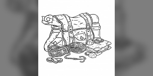 Cover image for Bag of Holding - One page solo procedural dungeon crawling rpg.