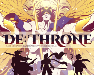 De: Throne   - A co-operative card game about defeating the powerful, together. 