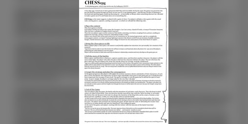 Cover image for CHESSrpg