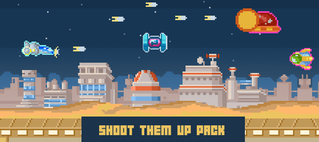 32x32 Shoot Them up Game Pack
