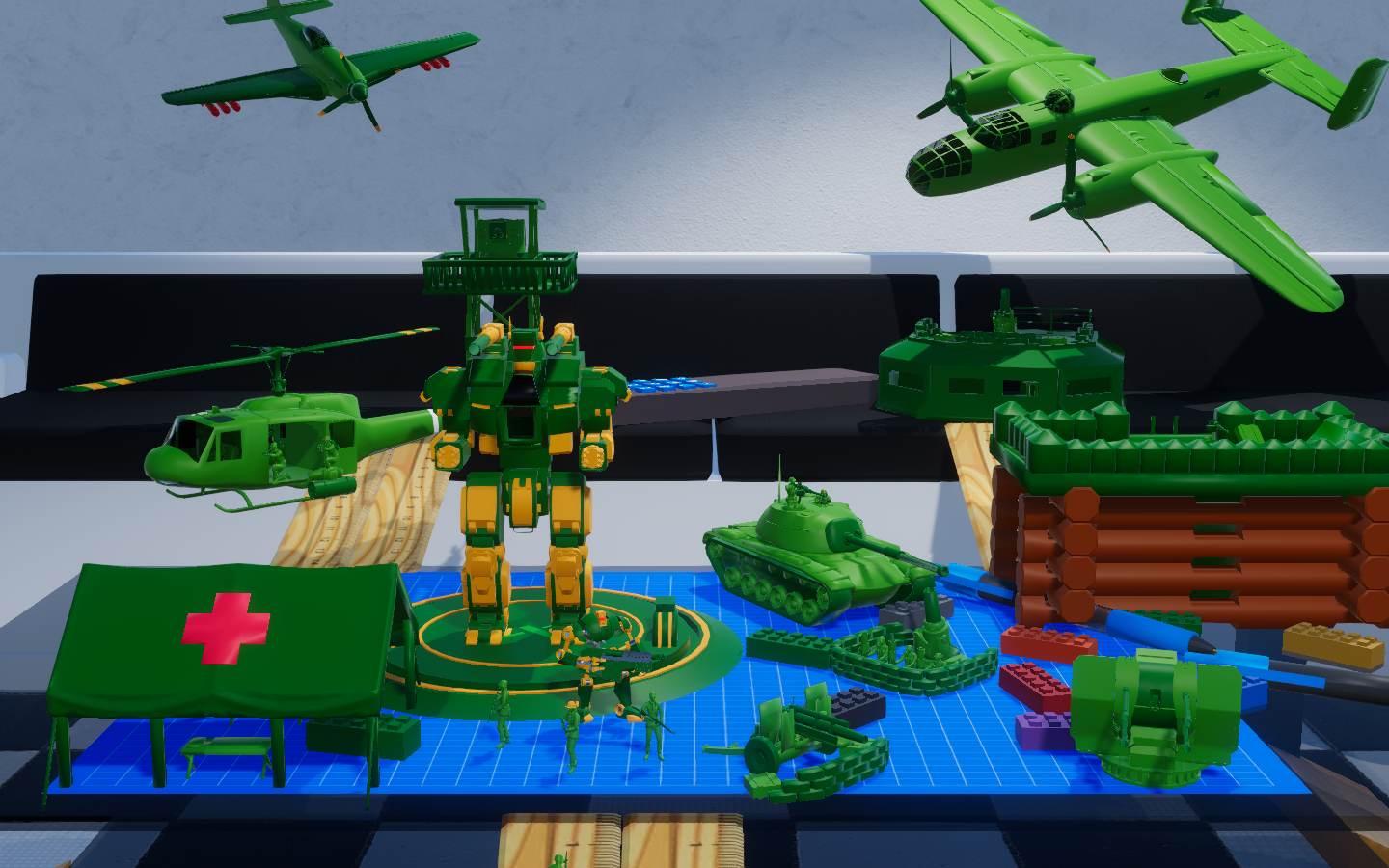 Devlog #15 B-25 Bomber, Mega Mech, War Robot, and All Tower Are Now Controllable!