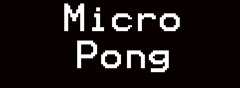 Micro Pong
