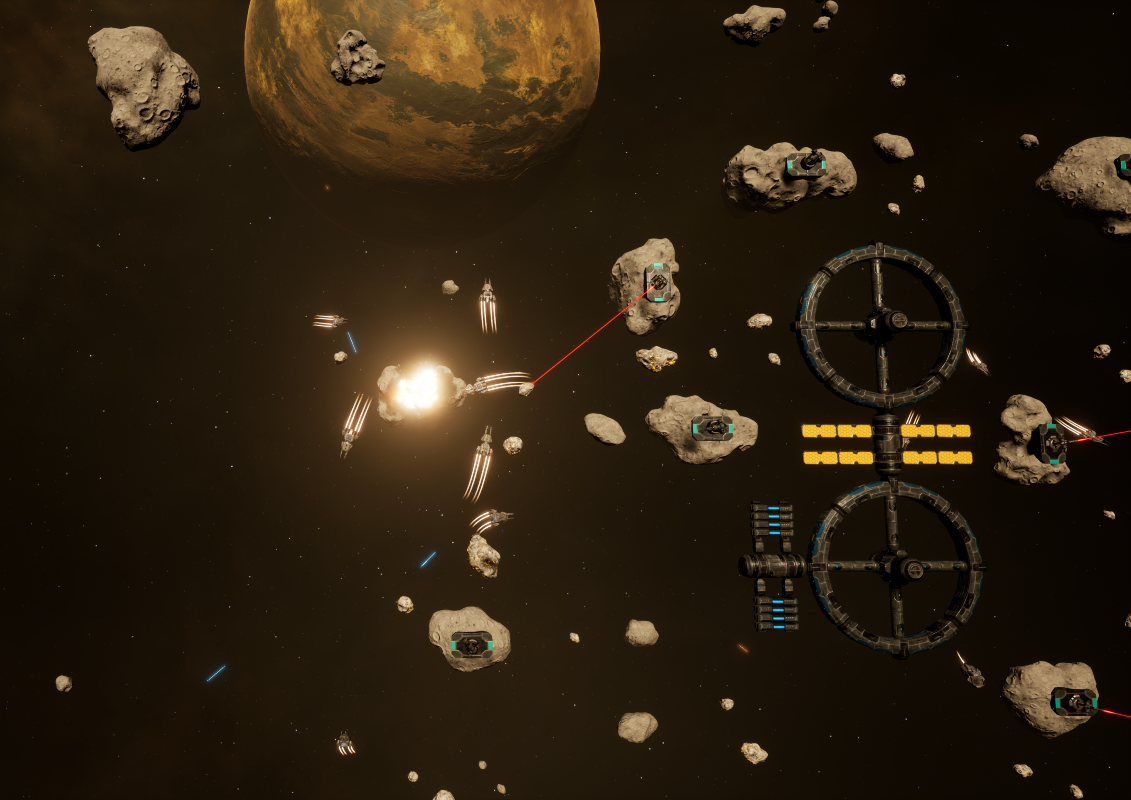 My tower defense game set in outer space is now on Itch.io! Release