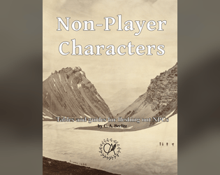 Non-Player Characters (NPCs)  