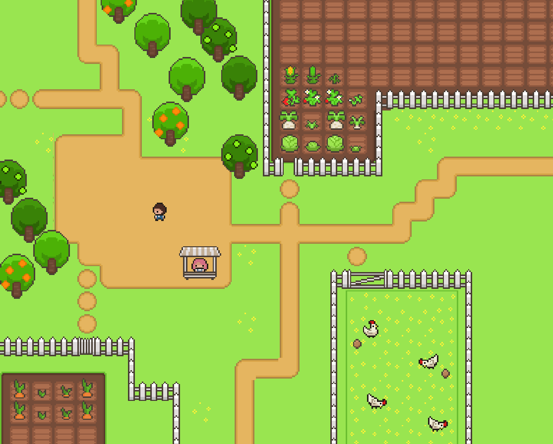 Farming Pixel Art Pack by Free Game Assets (GUI, Sprite, Tilesets)