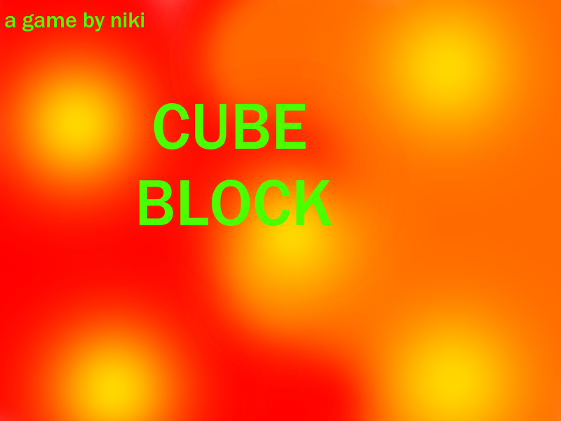 [DEMO C] Cube Block