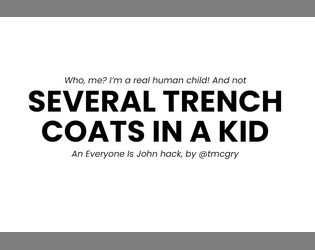 SEVERAL TRENCH COATS IN A KID