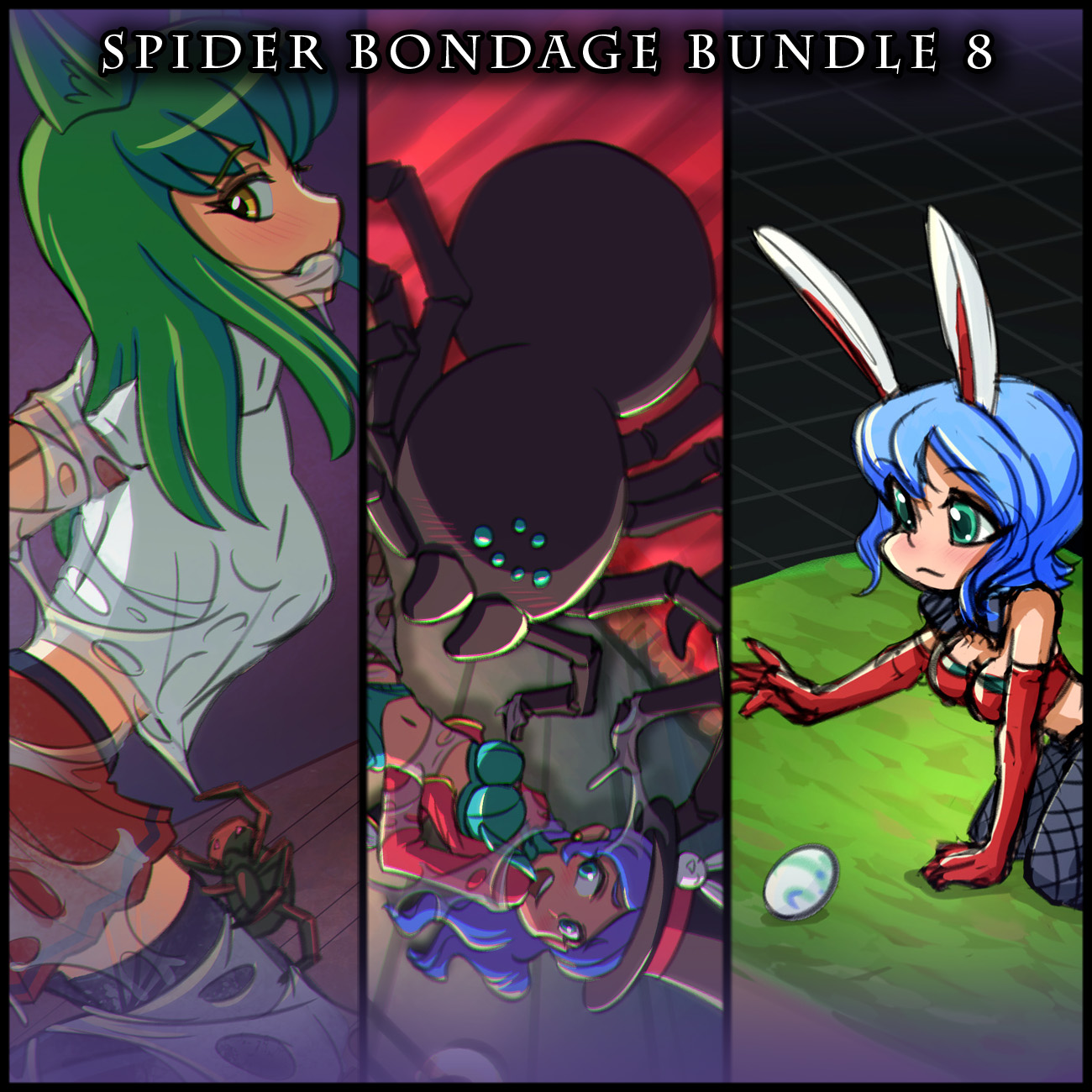 Spider Bondage Bundle 8 by StickyScribbles