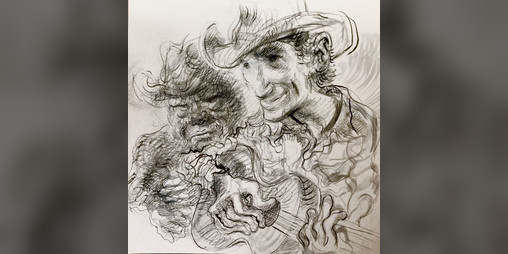 Cover image for Rain on a Conga Drum- a Townes Van Zandt ttrpg Collection