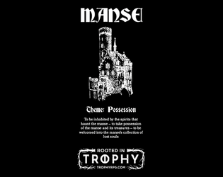 Manse   - A Trophy Dark incursion for #TrophyTrifolds 