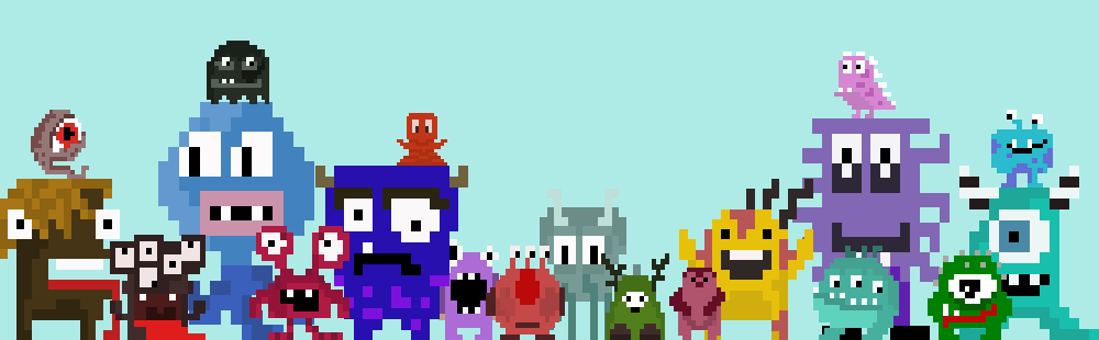Free Pixel Animated Monsters Pack 16x16