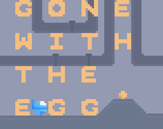 Cover image for Gone with the egg/ たまごとともにさりぬ