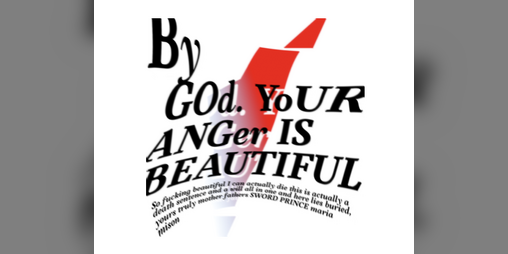 Cover image for By GoD. YoUR ANGer IS BEAUTIFUL