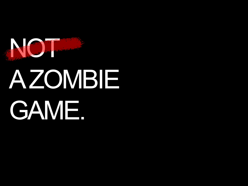 Not A Zombie Game