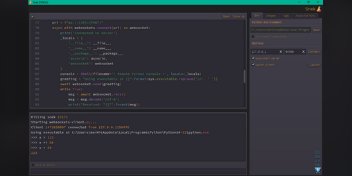 Cover image for Snek - An Interactive Python Shell / Script Editor / Image Manager