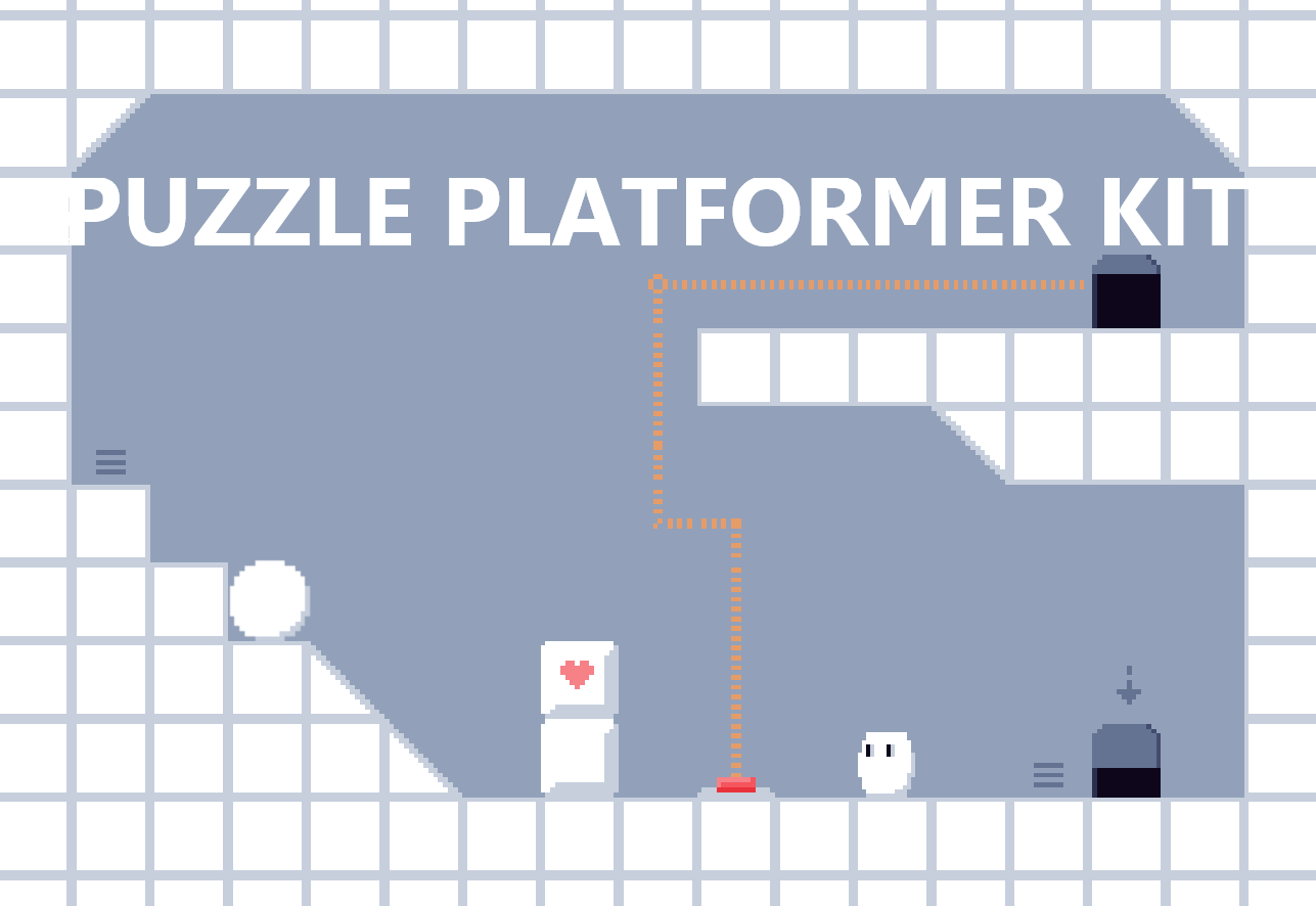 Free Puzzle Platformer Kit (Pixel Art Portal Inspired Game Assets)