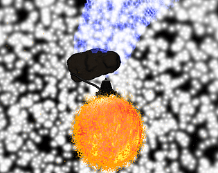 Space Particle Mess