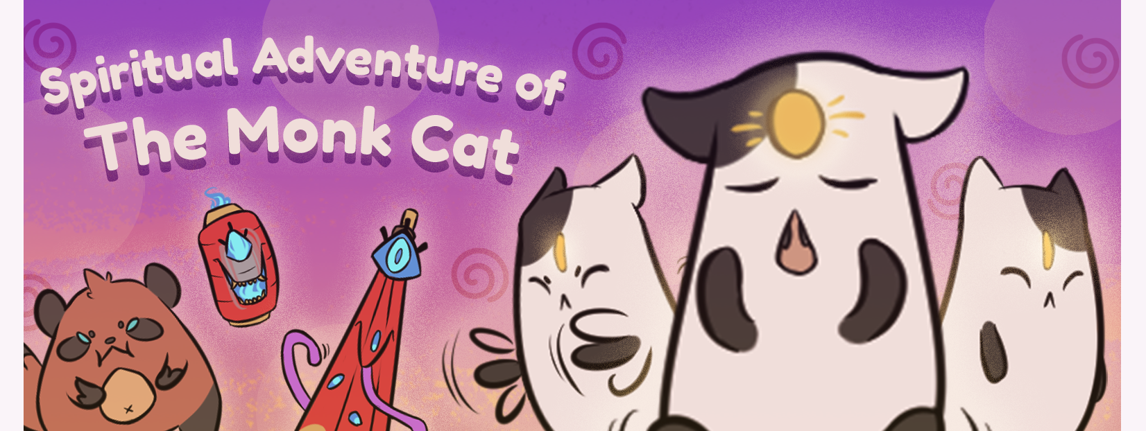 Spiritual Adventure of The Monk Cat