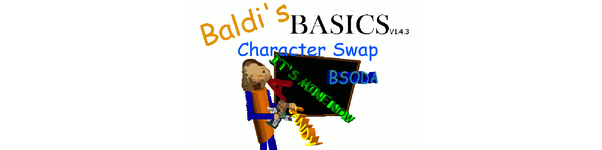 baldi swapped basics mod menu by Groovy Gamer