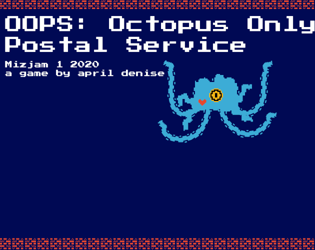 Cover image for OOPS: Octopus Only Postal Service