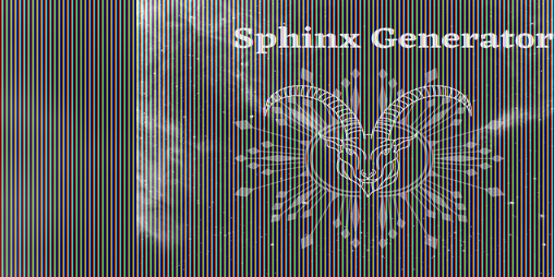 Cover image for Sphinx Generator