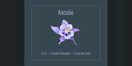 Cover image for Ancolie