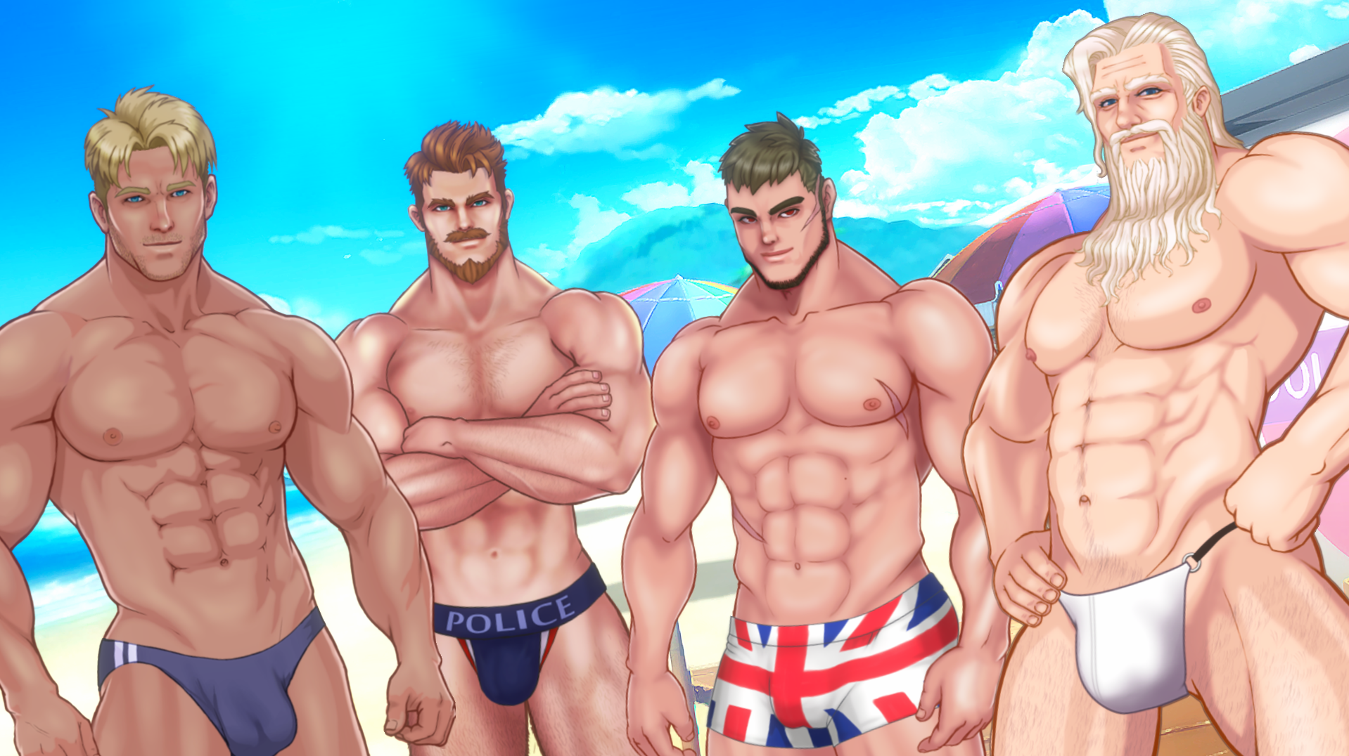 Just found this new gay dating sim project, it looks great, it has animatio...