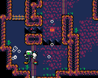 Curious Fishing - an aquatic puzzle game inspired by PICO-8