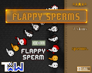 FREE flappy sperm sprites