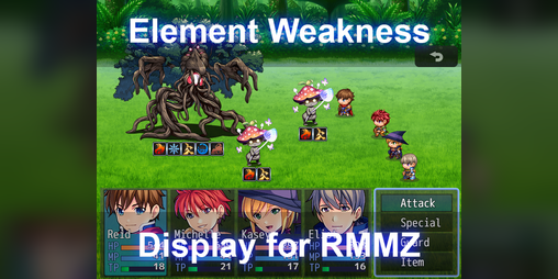 Cover image for JLP - Elemental Weakness Display MZ