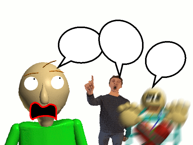 Baldi's Basics but letters and numbers don't exist (Baldi's Basics