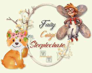Fairy Corgi Steeplechase   - a 1-page racing game with fairies and corgis 