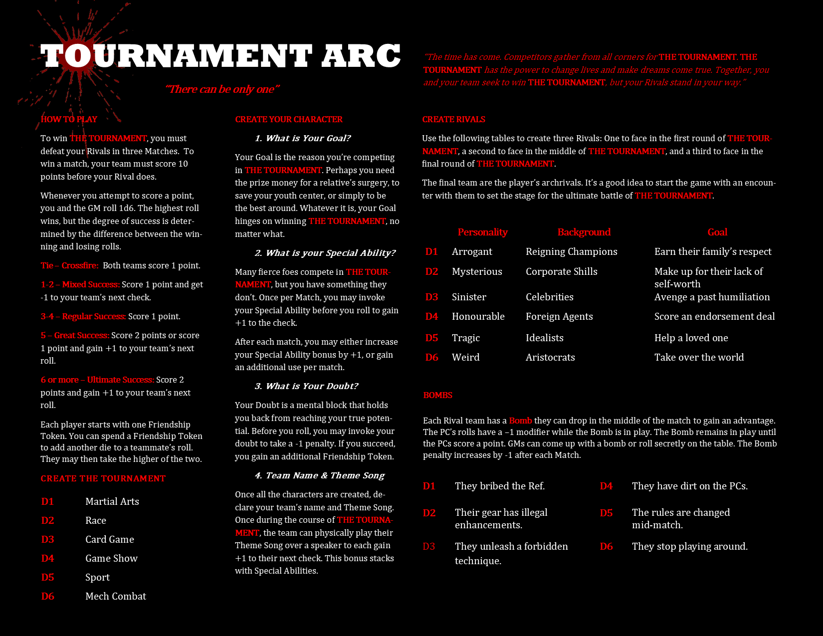 What Makes Tournament Arcs So Special?