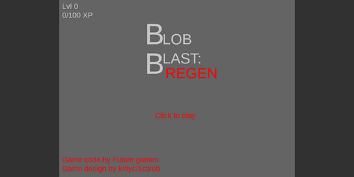 Cover image for Blob Blast: REGEN