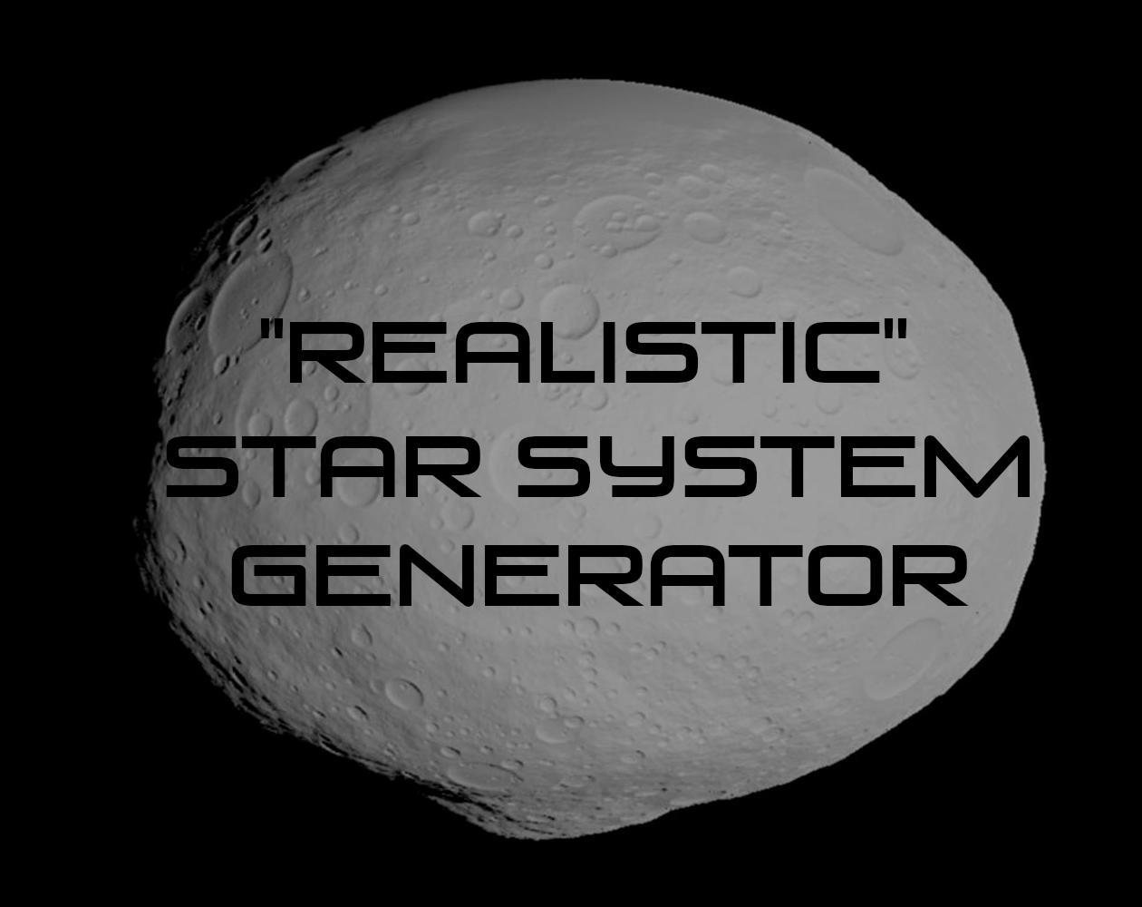 Realistic Star System Generator